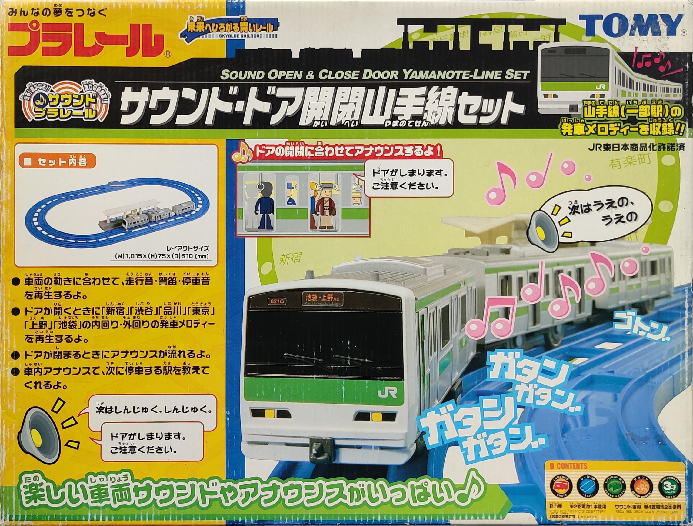 Plarail Sound - Door Opening and Closing Yamanote Line Set
